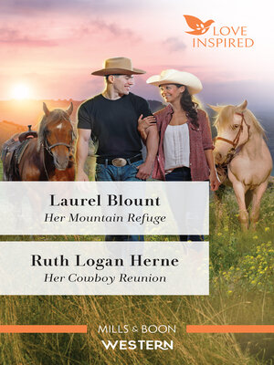 cover image of Her Mountain Refuge/Her Cowboy Reunion